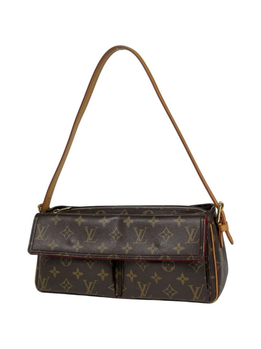Louis Vuitton Viva-Cite Shoulder Bag Monogram Brown